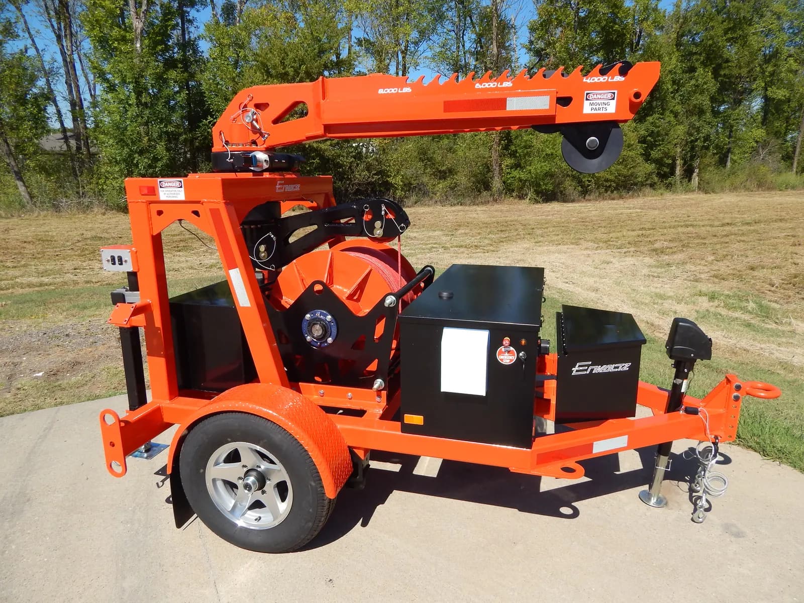 Scorpion 8K underground puller, overall view